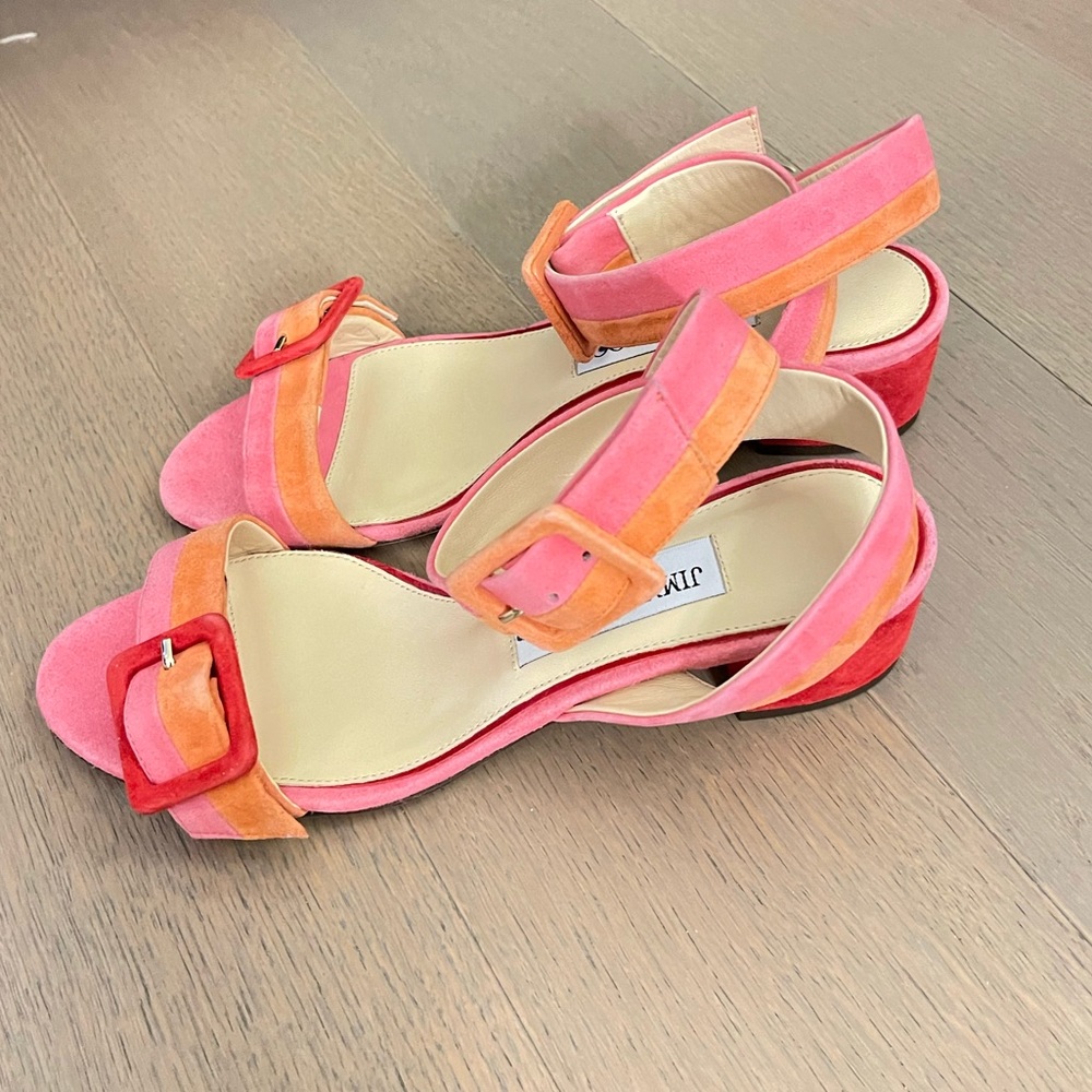 Jimmy Choo Pink Sandals 37.5